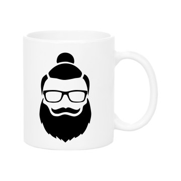 Hipster Santa Mug