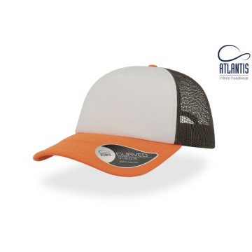 Rapper White-Olive-Orange Cap